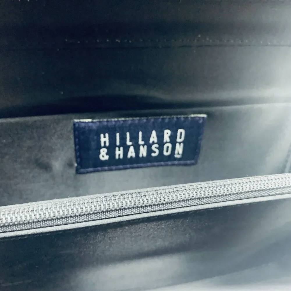 Hilllard And Hanson Black Vintage Clutch